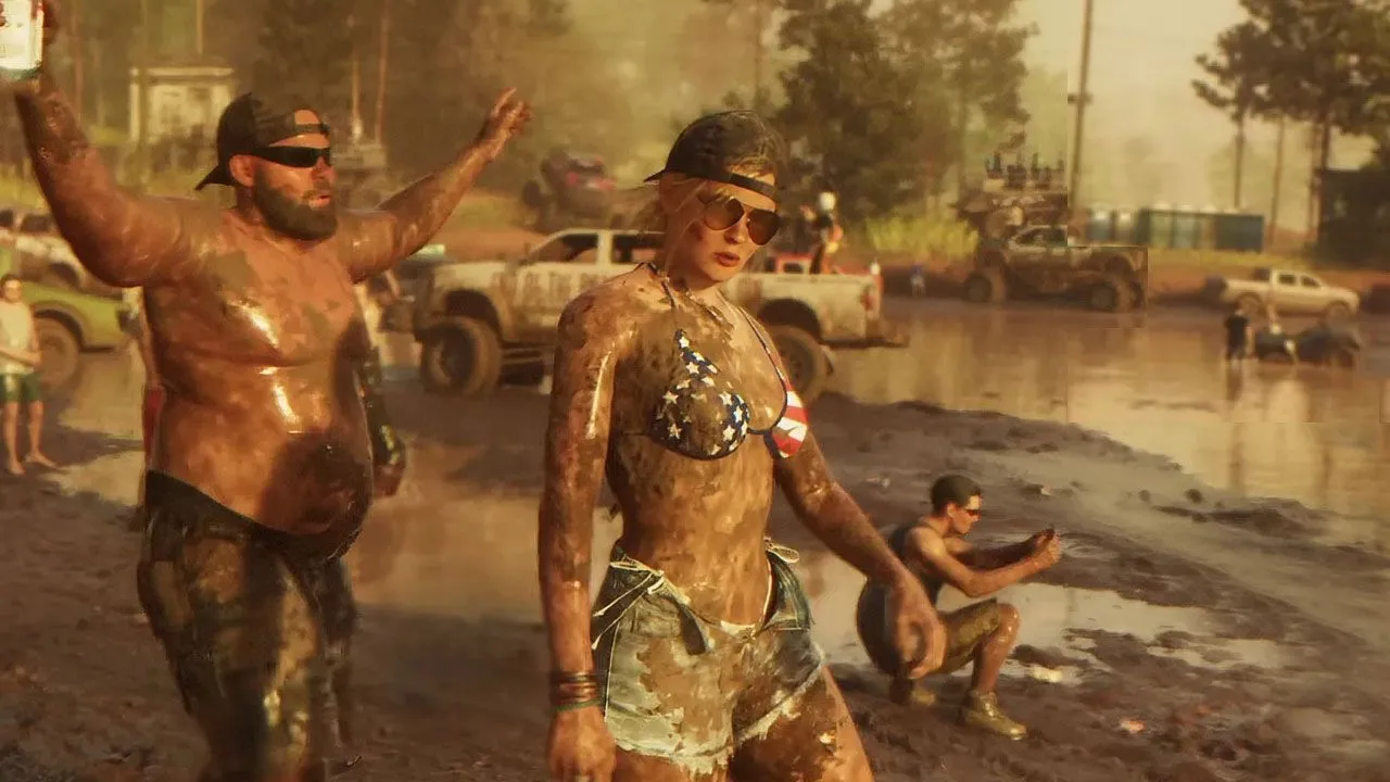 Cena do trailer de GTA 6 em Vice City